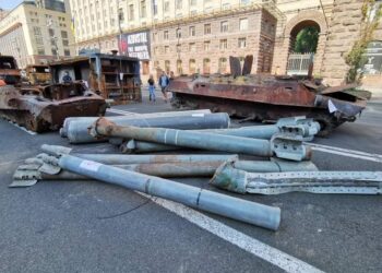 Парад техники в честь дня Независимости Украины